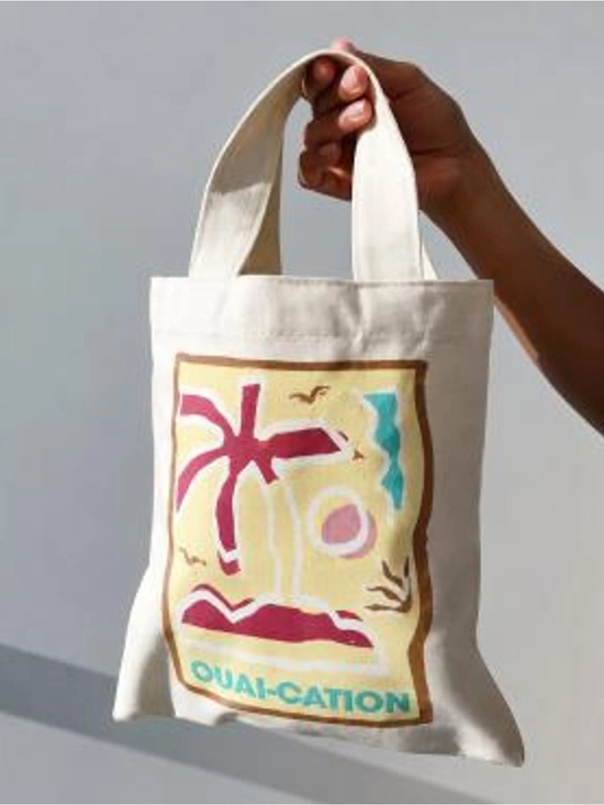 OUAI Handbags - OUAI-Cation Canvas Mini Tote Bag